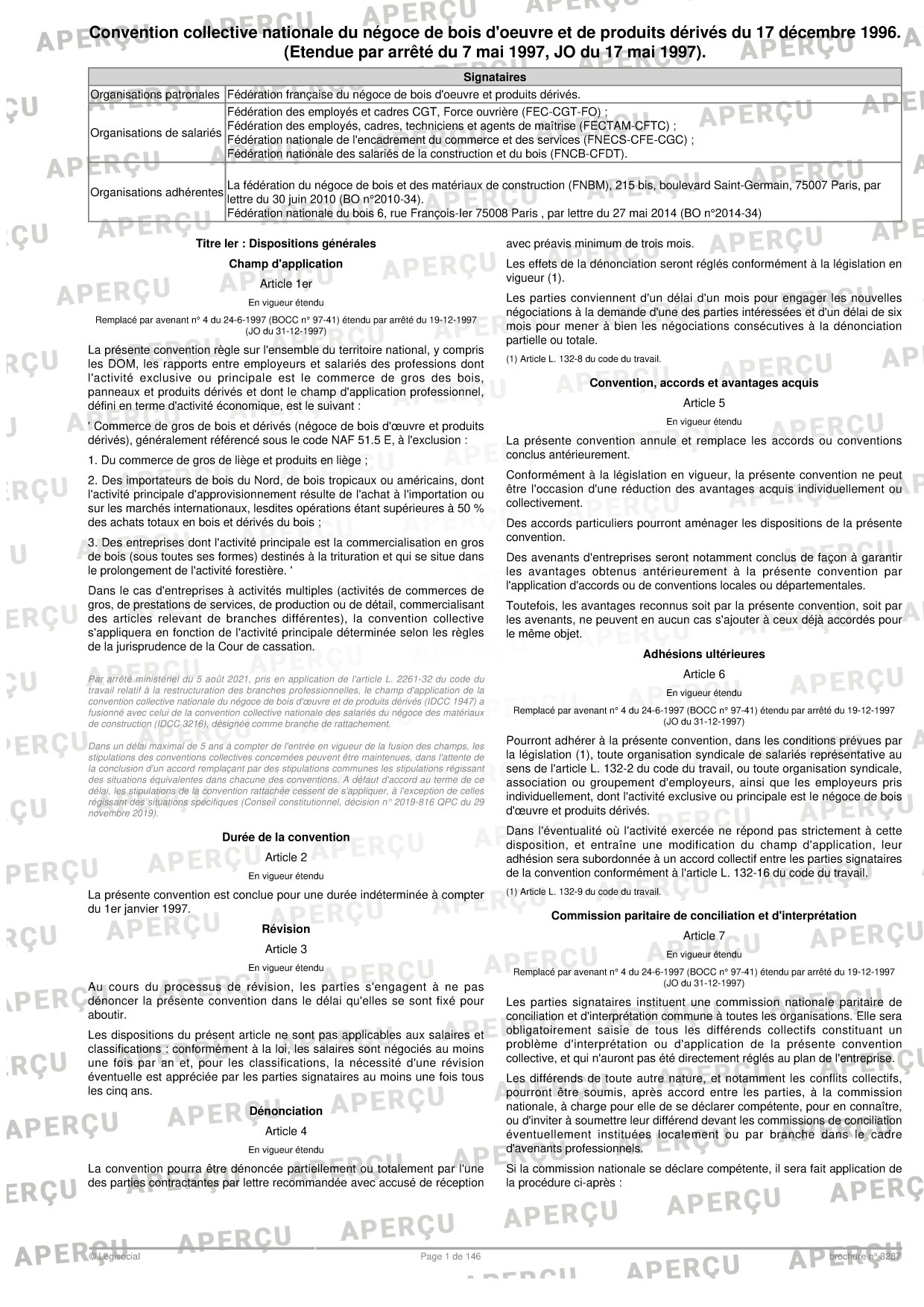 Convention Collective Négoce Matériaux De Construction Pdf Convention collective nationale du négoce de bois d'oeuvre et de produits  dérivés du 17 décembre 1996. (Etendue par arrêté du 7 mai 1997, JO du 17  mai 1997). LégiSocial