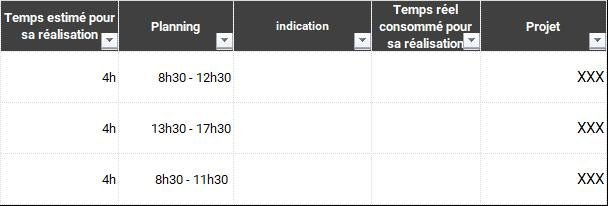 Aperçu plan d'action